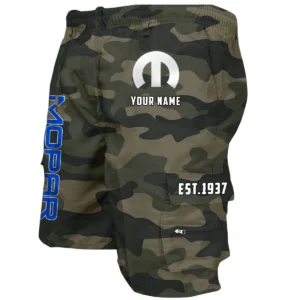 Mopar Workwear Casual Shorts, Pants For Mopar Fan CAR455060425303 - Green Camouflage