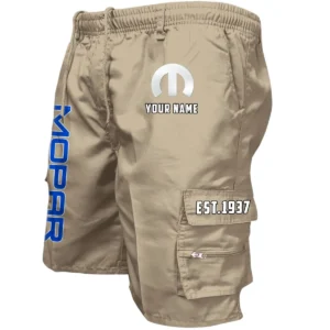 Mopar Workwear Casual Shorts, Pants For Mopar Fan CAR455060425303 - Khaki