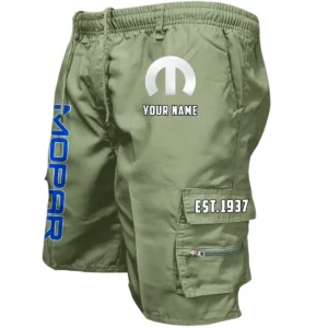 Mopar Workwear Casual Shorts, Pants For Mopar Fan CAR455060425303 - Military Green