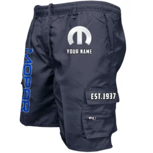 Mopar Workwear Casual Shorts, Pants For Mopar Fan CAR455060425303 - Navy