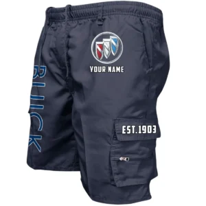 Buick Workwear Casual Shorts, Pants For Buick Fan CAR455060425304 - Navy