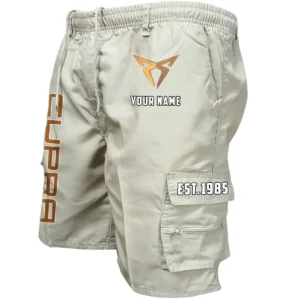 Cupra Workwear Casual Shorts, Pants For Cupra Fan CAR455060425306 - Beige