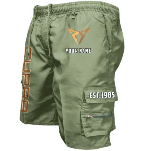 Cupra Workwear Casual Shorts, Pants For Cupra Fan CAR455060425306 - Military Green