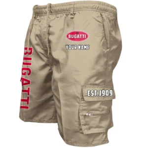 Bugati Workwear Casual Shorts, Pants For Bugati Fan CAR455060425307 - Khaki