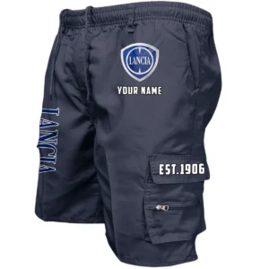 Lancia Workwear Casual Shorts, Pants For Lancia Fan CAR455060425310 - Navy