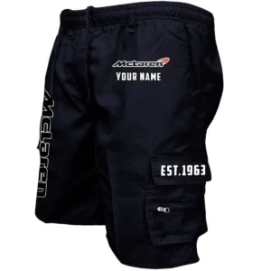 McLaren Workwear Casual Shorts, Pants For McLaren Fan CAR455060425318 - Black