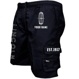 Lincoln Workwear Casual Shorts, Pants For Lincoln Fan CAR455060425319 - Black