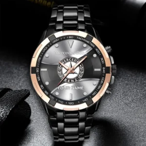 Mercedes-Benz Steel Watches, All Over Print Steel Watches Mercedes-Benz - Gold DCAR470282103