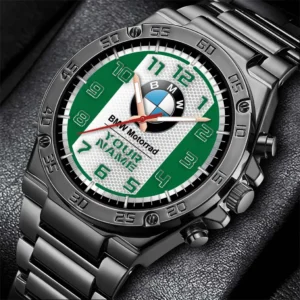 BMW Hand Watch, All Over Print Hand Watch BMW - Green DCAR477282029