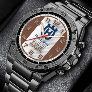 Husqvarna Hand Watch, All Over Print Hand Watch Husqvarna - Brown DCAR477282030