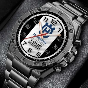 Husqvarna Hand Watch, All Over Print Hand Watch Husqvarna - Black DCAR477282030