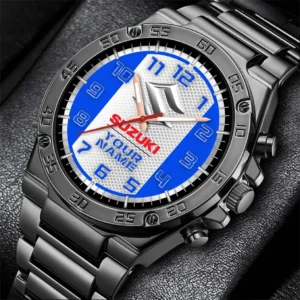 Suzuki Hand Watch, All Over Print Hand Watch Suzuki - Blue DCAR477282031