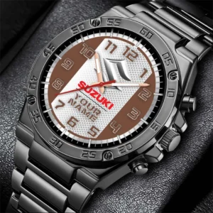 Suzuki Hand Watch, All Over Print Hand Watch Suzuki - Brown DCAR477282031
