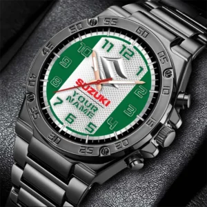 Suzuki Hand Watch, All Over Print Hand Watch Suzuki - Green DCAR477282031