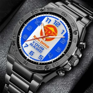 Royal Enfield Hand Watch, All Over Print Hand Watch Royal Enfield - Blue DCAR477282034