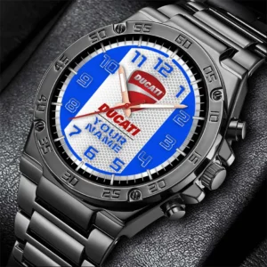 Ducatti Hand Watch, All Over Print Hand Watch Ducatti - Blue DCAR477282036