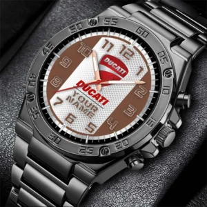 Ducatti Hand Watch, All Over Print Hand Watch Ducatti - Brown DCAR477282036