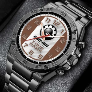 Can am Hand Watch, All Over Print Hand Watch Can am - Brown DCAR477282039