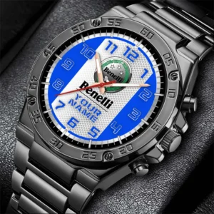 Benelli Hand Watch, All Over Print Hand Watch Benelli - Blue DCAR477282040