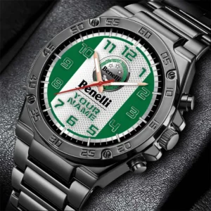 Benelli Hand Watch, All Over Print Hand Watch Benelli - Green DCAR477282040