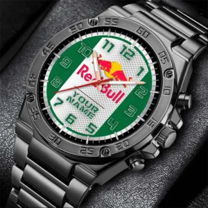 Red Bull Hand Watch, All Over Print Hand Watch Red Bull - Green DCAR477282041