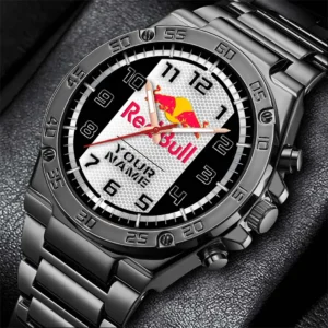 Red Bull Hand Watch, All Over Print Hand Watch Red Bull - Black DCAR477282041