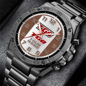 TGB Hand Watch, All Over Print Hand Watch TGB - Brown DCAR477282042