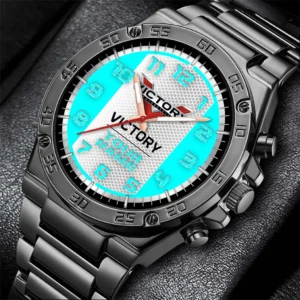Victory Motorcycles Hand Watch, All Over Print Hand Watch Victory Motorcycles - Cyan DCAR477282045