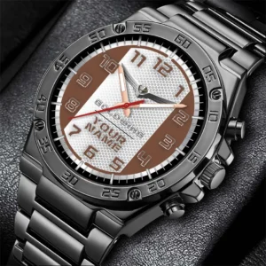 Honda Gold Wing Hand Watch, All Over Print Hand Watch Honda Gold Wing - Brown DCAR477282046