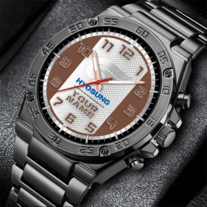 Hyosung Hand Watch, All Over Print Hand Watch Hyosung - Brown DCAR477282047