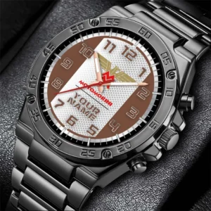 Moto Morini Hand Watch, All Over Print Hand Watch Moto Morini - Brown DCAR477282048