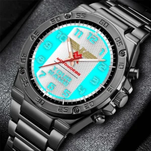 Moto Morini Hand Watch, All Over Print Hand Watch Moto Morini - Cyan DCAR477282048