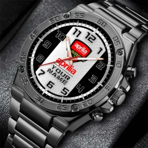 Aprilia Hand Watch, All Over Print Hand Watch Aprilia - Black DCAR477282050