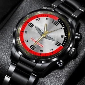 Chrysler Stainless Steel Watch, All Over Print Stainless Steel Watch Chrysler - Red DCAR478282038