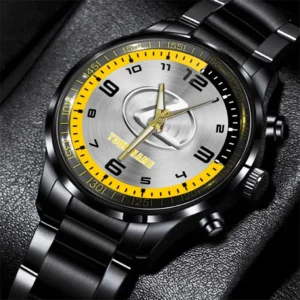 Lexus Stainless Steel Watch, All Over Print Stainless Steel Watch Lexus - Yellow DCAR478282047