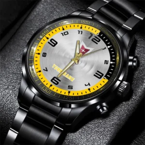Pontiac Stainless Steel Watch, All Over Print Stainless Steel Watch Pontiac - Yellow DCAR478282053
