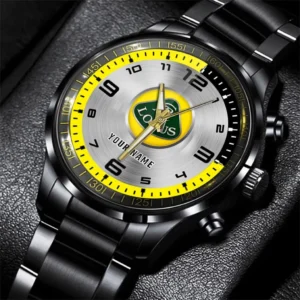 Lotus Stainless Steel Watch, All Over Print Stainless Steel Watch Lotus - Yellow DCAR478282058