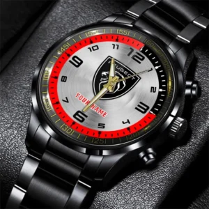 Peugeot Stainless Steel Watch, All Over Print Stainless Steel Watch Peugeot - Red DCAR478282077