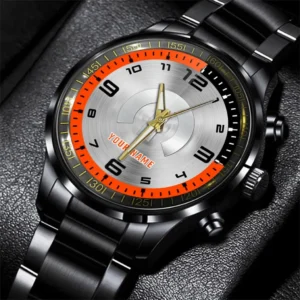 Mopar Stainless Steel Watch, All Over Print Stainless Steel Watch Mopar - Orange DCAR478282079