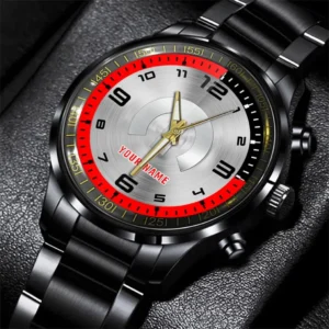 Mopar Stainless Steel Watch, All Over Print Stainless Steel Watch Mopar - Red DCAR478282079