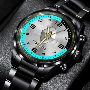 Renault Stainless Steel Watch, All Over Print Stainless Steel Watch Renault - Cyan DCAR478282085