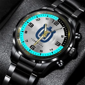 Husqvarna Stainless Steel Watch, All Over Print Stainless Steel Watch Husqvarna - Cyan DCAR478282089