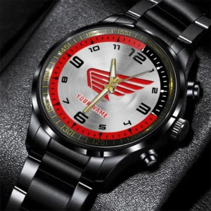 Honda Stainless Steel Watch, All Over Print Stainless Steel Watch Honda - Red DCAR478282096