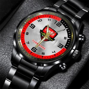 Aprilia Stainless Steel Watch, All Over Print Stainless Steel Watch Aprilia - Red DCAR478282097