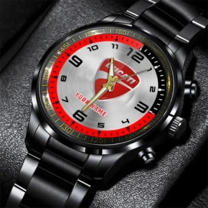 Ducatti Stainless Steel Watch, All Over Print Stainless Steel Watch Ducatti - Red DCAR478282099