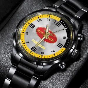 Moto Guzzi Stainless Steel Watch, All Over Print Stainless Steel Watch Moto Guzzi - Yellow DCAR478282100