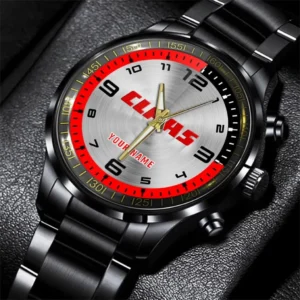 Claas Stainless Steel Watch, All Over Print Stainless Steel Watch Claas - Red DCAR478282101