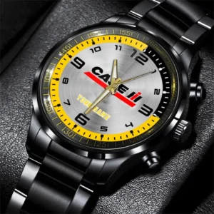Case IH Stainless Steel Watch, All Over Print Stainless Steel Watch Case IH - Yellow DCAR478282103