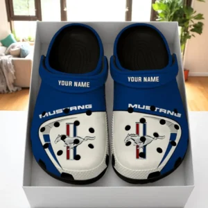 Mustang Crocs, Gift For Mustang Lover, Gift For Him, Husband, Boyfriend CAR16802262500 - Black