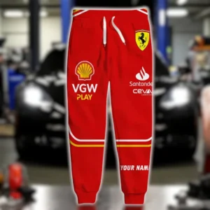 Scuderia Ferrari Sweatpants, All Over Print Sweatpants Scuderia Ferrari CAR41304142500